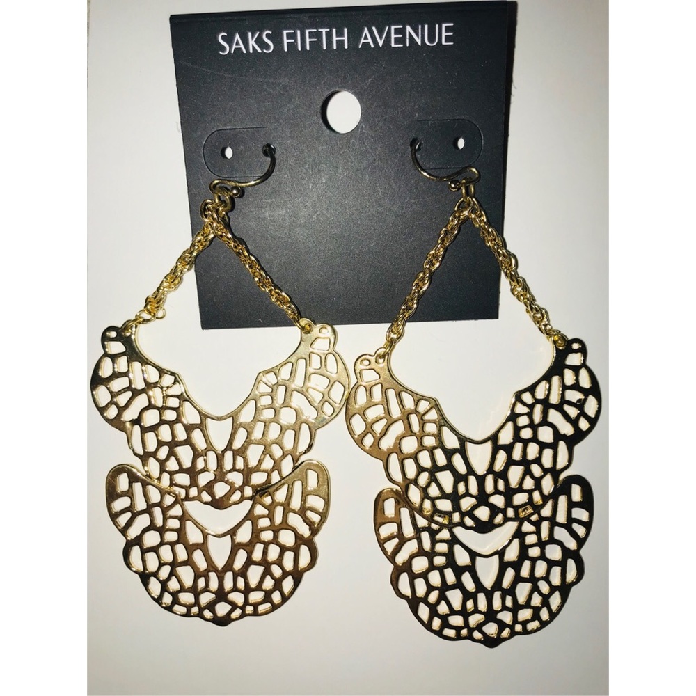 Gold Statement Earrings